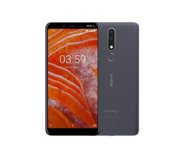 Nokia 3.1 PLUS Niebiesko-szary - 469688 - zdjęcie